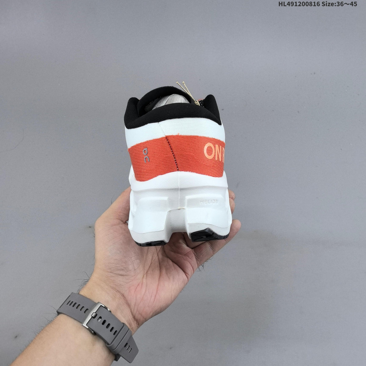 On Cloudmonster 3 Hyper Running Shoes White Orange
