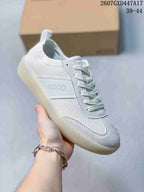 ECCO Perforated White Casual Sneakers 2607GXD447A17