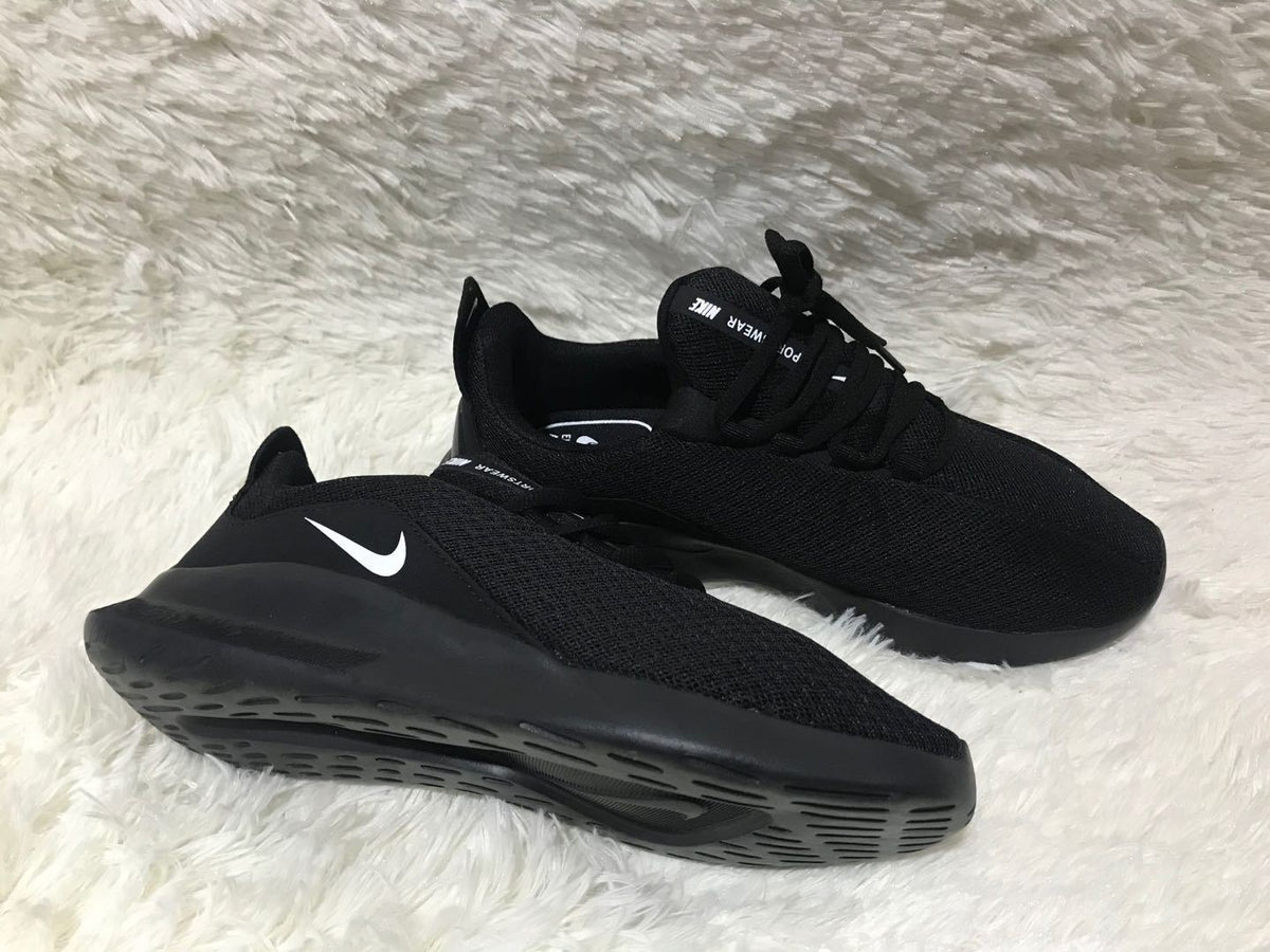 Nike Sportswear Black Mesh Low-Top Sneakers
