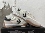 Converse Trainer-Style Sneakers in Cream and Black