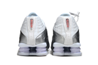 Nike Shox R4 White Silver Sneakers
