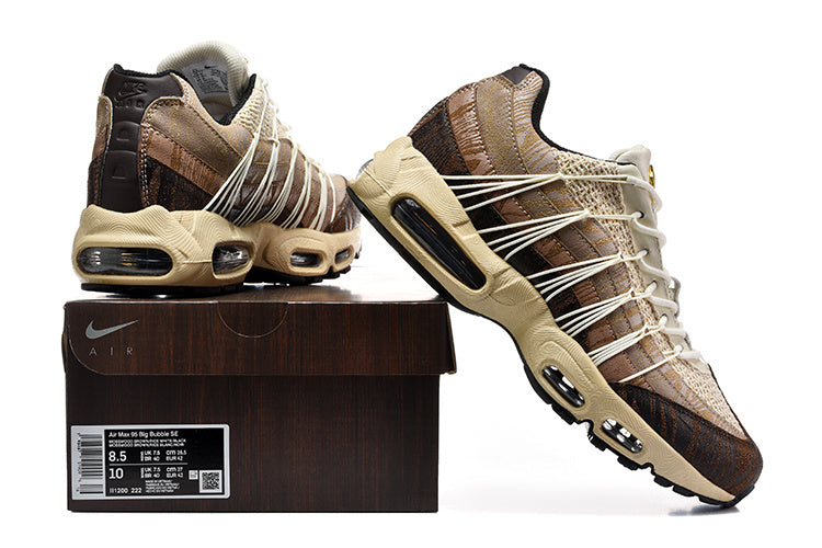 Nike Air Max 95 Big Bubble Sneakers Brown Beige