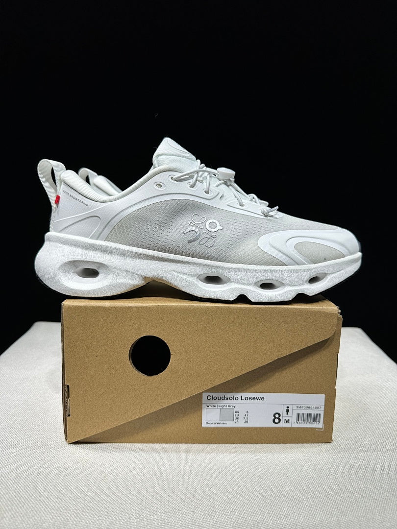 On x LOEWE Cloudventure 3.0 White Sneakers
