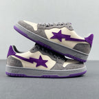 BAPE SK8 Sta Sneakers White Purple