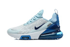 Nike Air Max 270 Sneakers in Light Blue and White