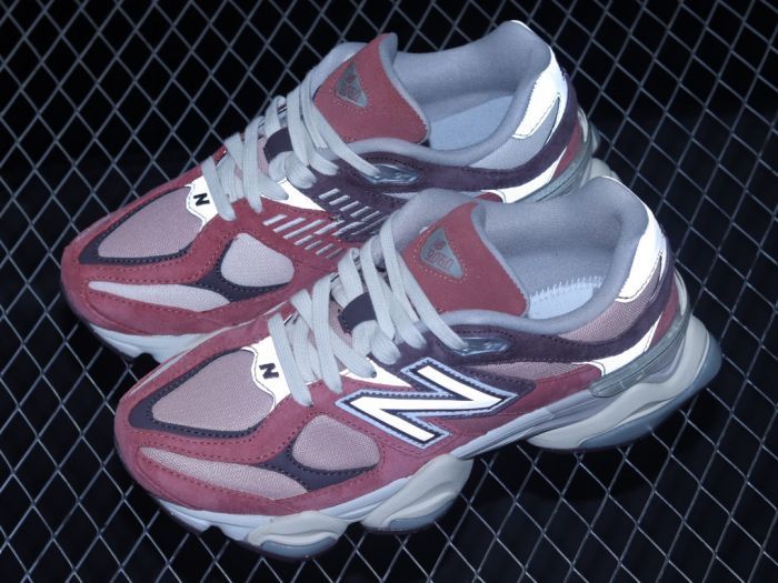 New Balance 9060 U9060TRU Sneakers, Rose and Burgundy