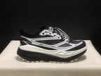 HOKA Stinson One 7 Black and White Trail Sneakers