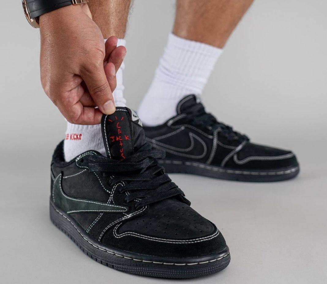 Jordan 1 Low OG Travis Scott Black Sneakers DM7866-001