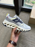 On Running AP-6 Sneakers Gray and Yellow