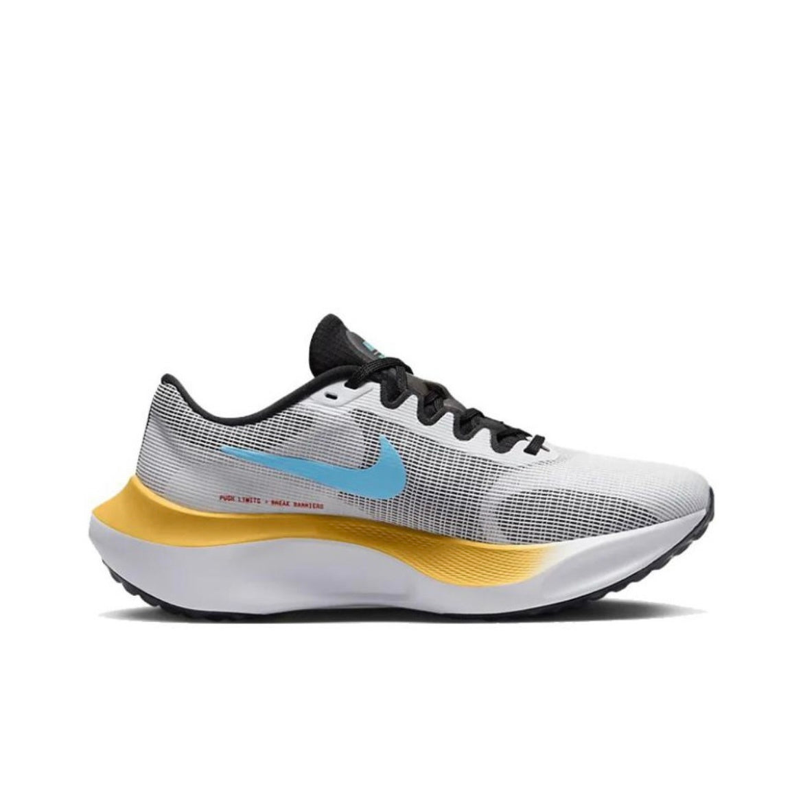 Nike Zoom Fly 5 Running Shoes White Yellow Blue DM8974-002
