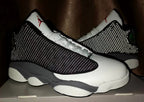 Jordan 13 White, Black and Grey Sneakers