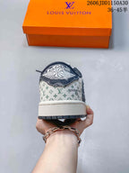 Jordan 1 Low OG SP White Denim Monogram Sneakers