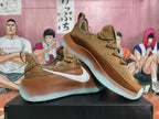 Nike Brown Low-Top Sneakers with Mint-Tone Sole