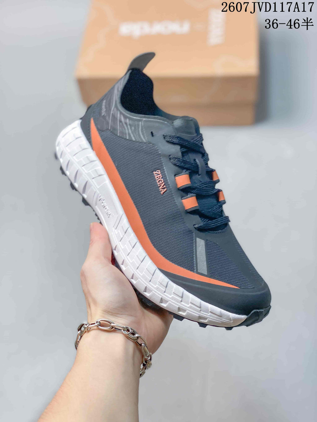 NORDA 001 G+ Trail Sneakers Black Orange 2607JVD117A17