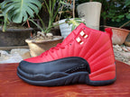 Air Jordan 12 High-Top Sneakers in Red/Black or Black/Purple