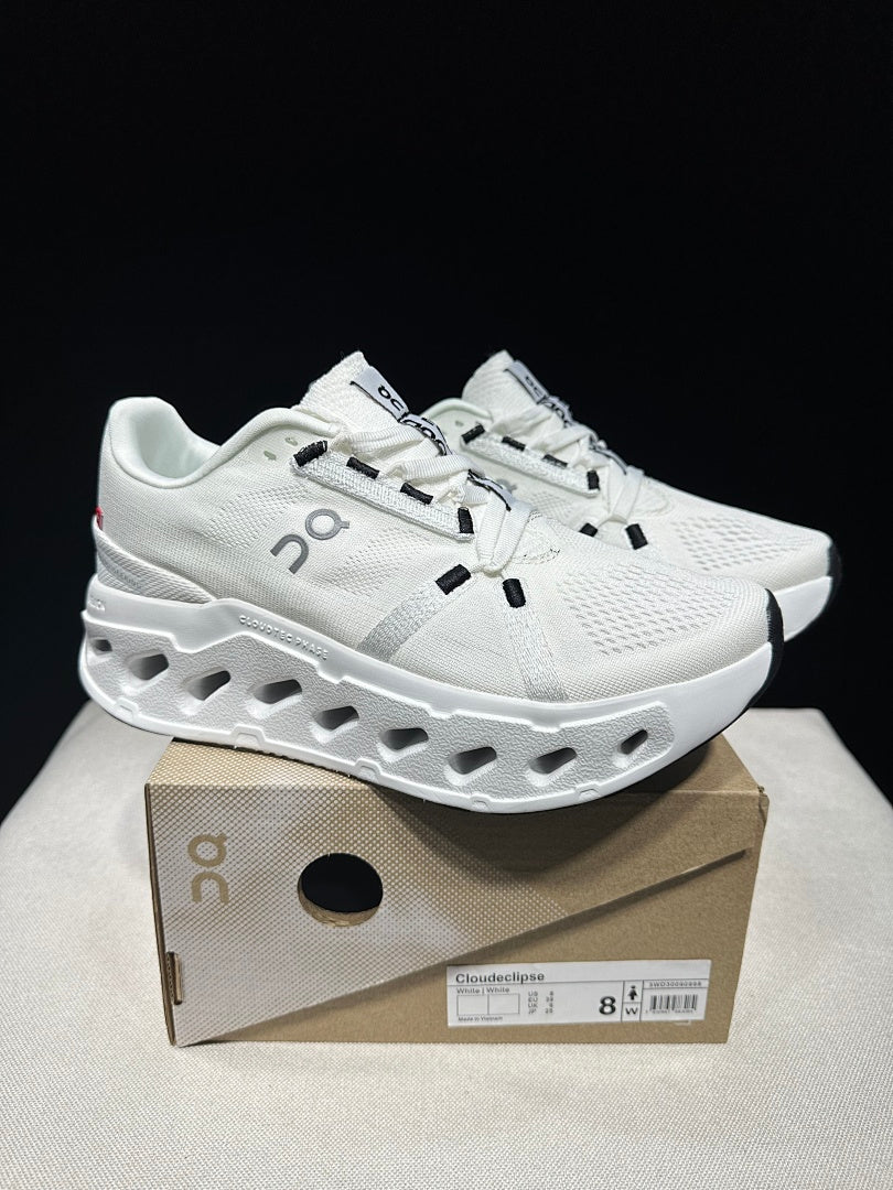 On Cloudeclipse White Running Sneakers