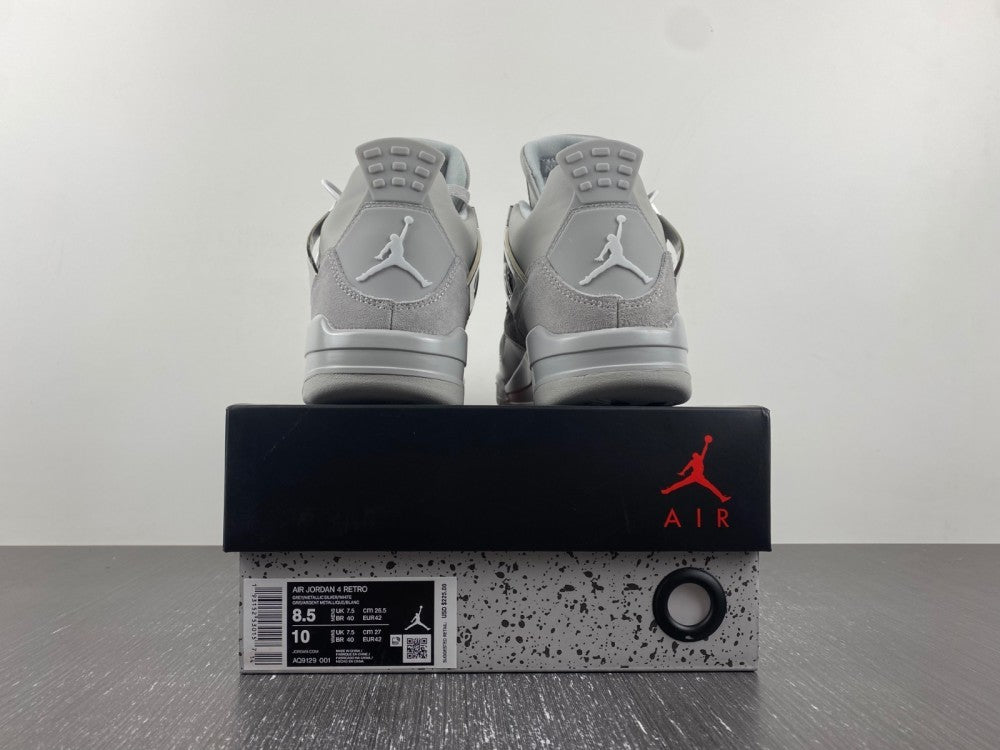 Jordan Air Jordan 4 WMNS Frozen Moments Silver Sneakers AQ9129-001