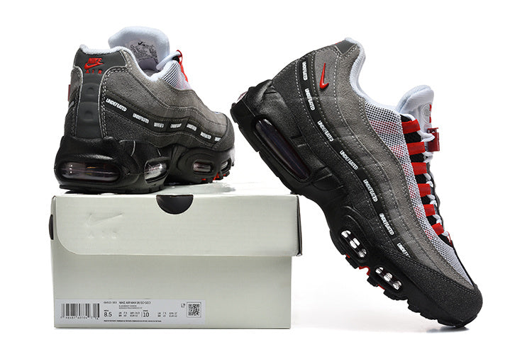 Nike Air Max 95 UNDEFEATED Sneakers in Grey, Black and Red