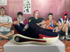Basketball Shoes in Navy, Red and Cream
