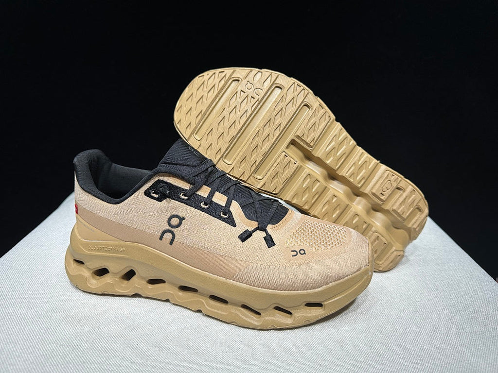 On Cloudtilt Sneakers in Brown and Black