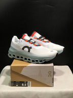 On Cloudmonster Sneakers in White and Blue