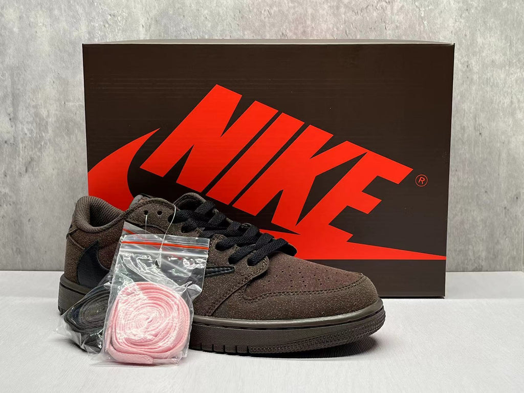 Nike Air Jordan 1 Low Coffee Brown Sneakers