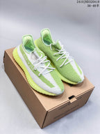 Adidas Yeezy Boost 350 V2 Green White Sneakers
