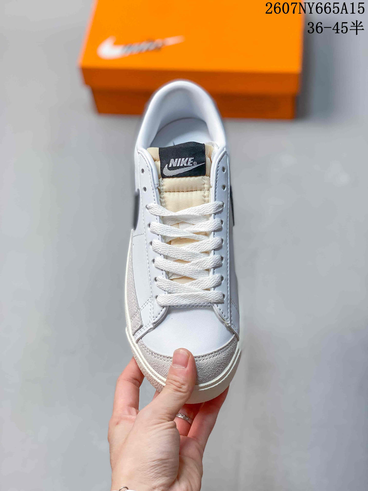 Nike Blazer Low Premium White Black Sneakers CI9888-001