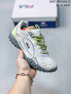 FILA Pebble Low-Top Sneakers White Lime 711650UTU