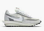 Nike x sacai LDWaffle Sneakers in White and Grey BV0073-100