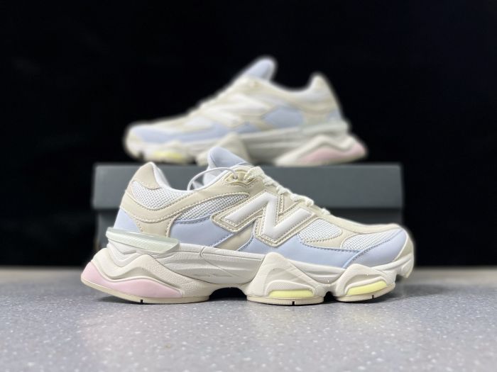 New Balance 9060 JDS Sneakers in Cream and Pale Blue