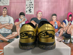 Nike Basketball Shoes in Metallic Gold and Black