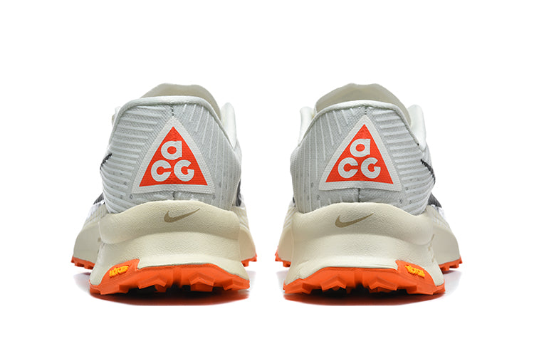 Nike ACG ZoomX White and Orange Trail Running Shoes