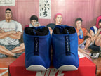 Nike Air Flightposite Blue and White Basketball Shoes