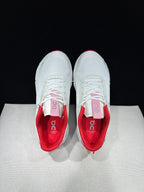 On Cloudnova Form 2 White and Red Sneakers