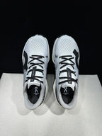 On Cloudboom Max Running Shoes, White and Black
