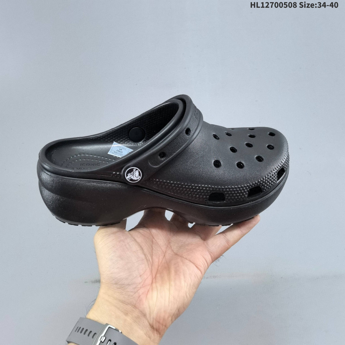 Crocs Classic Platform Clog with Ventilation Holes