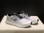 On Cloud 6 Push Sneakers White Grey Black