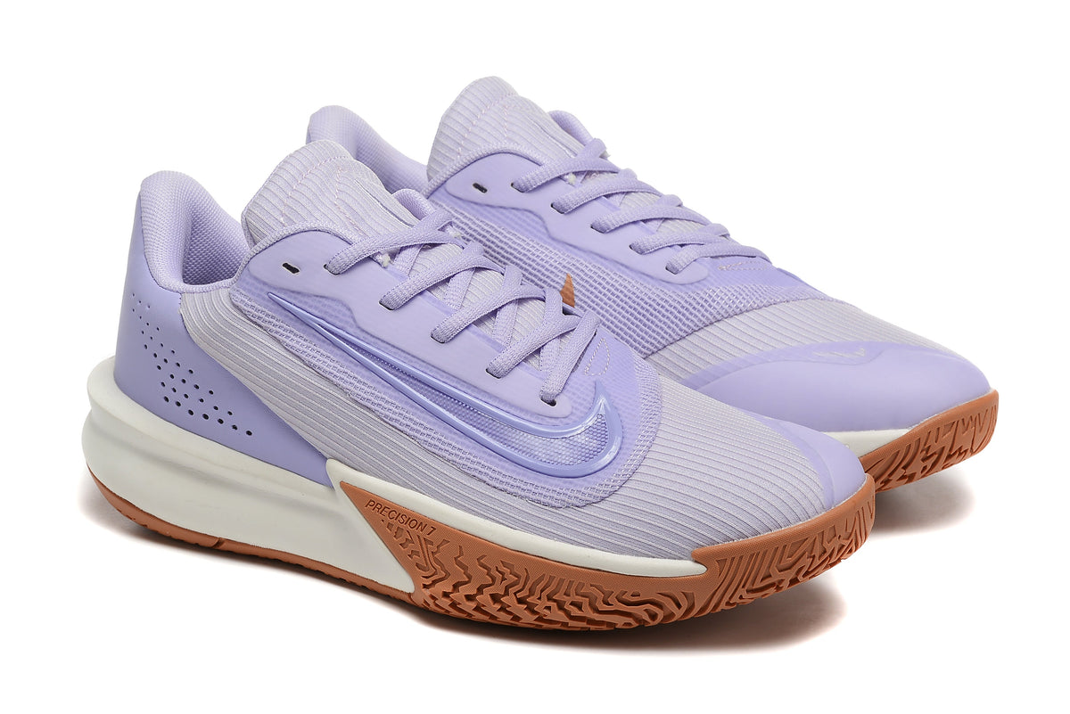 Nike Precision 7 Basketball Shoes in Lavender and Gum