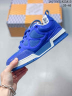 Louis Vuitton Trainer Sneakers Blue 2607HYD1823A13