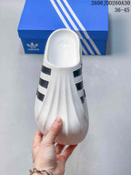 adidas adiFOM Superstar Mule Clogs White Black