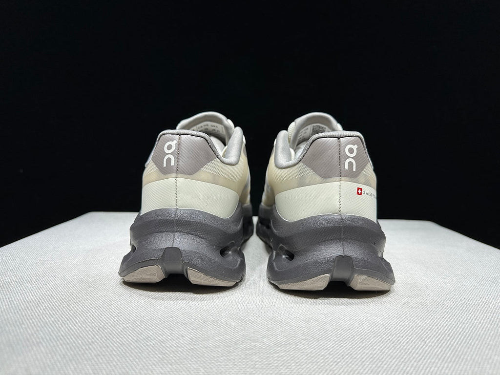 On Cloudtilt Remix Sneakers in White and Pebble