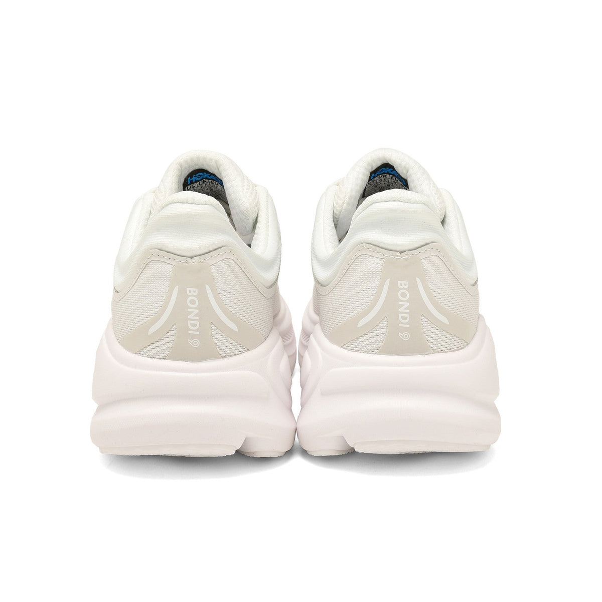 HOKA Bondi 9 White Running Shoes 1162011-WWH
