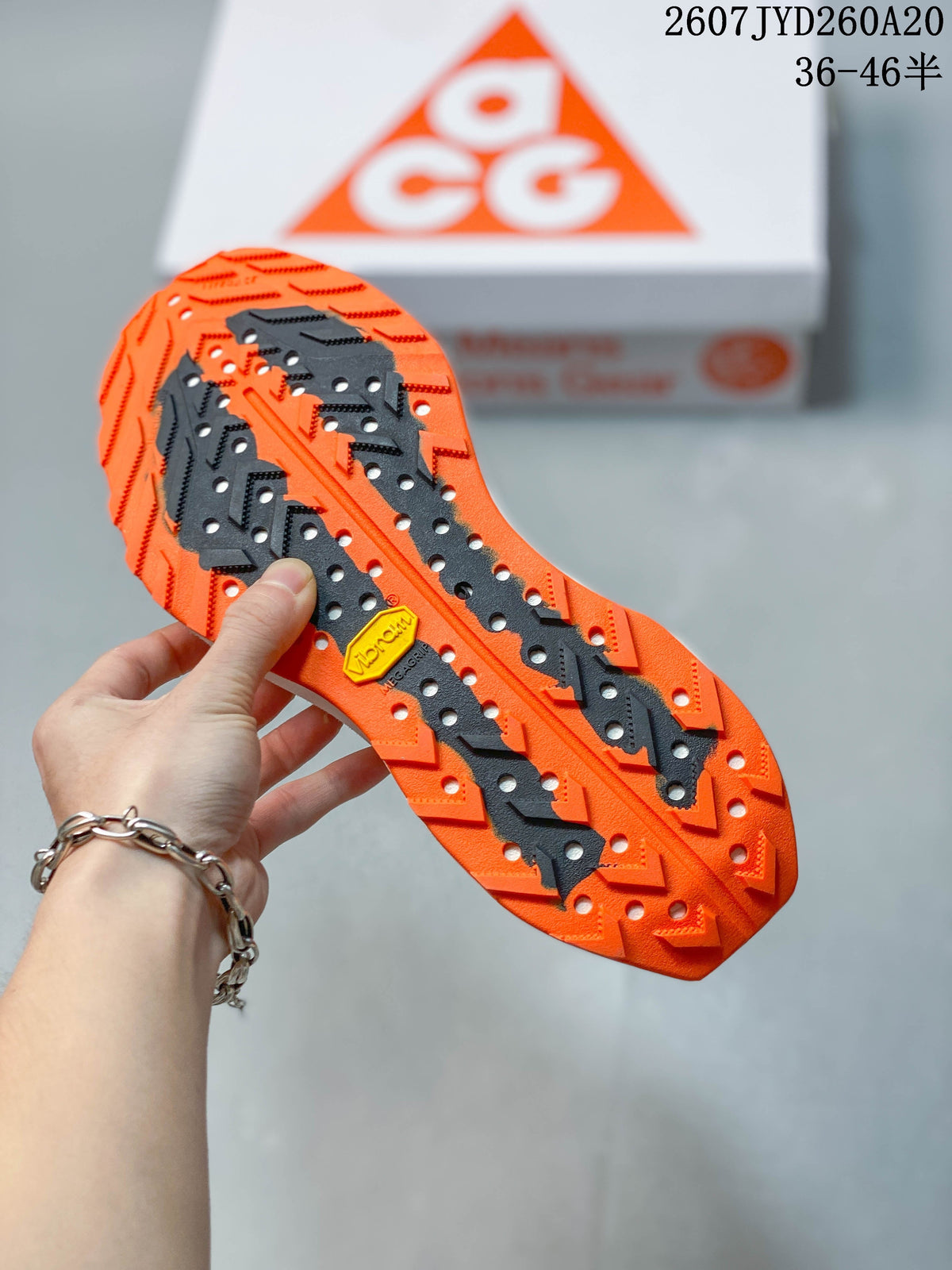 Nike ACG Ultrafly Trail Sneakers White Black Orange