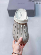 Balenciaga Wave-Textured Closed-Toe Clogs Beige Style 2607JJD516A16
