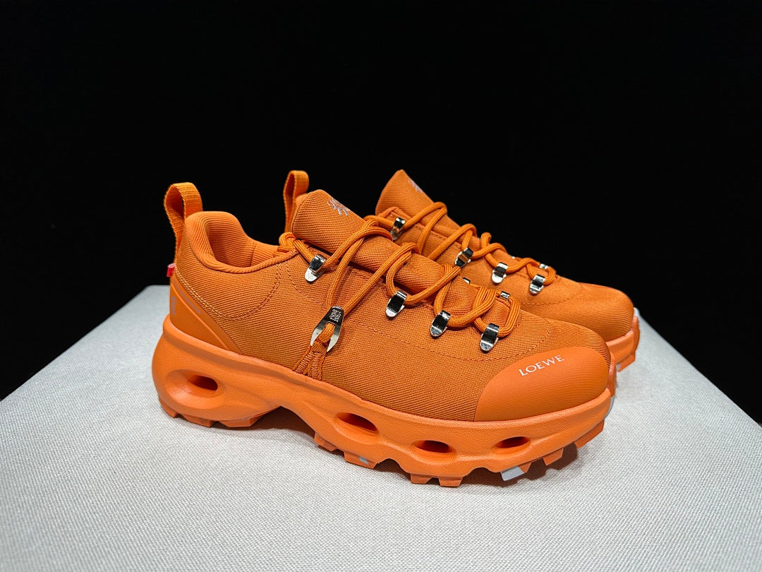 On x Loewe Cloudsurfer Orange Trail Sneakers