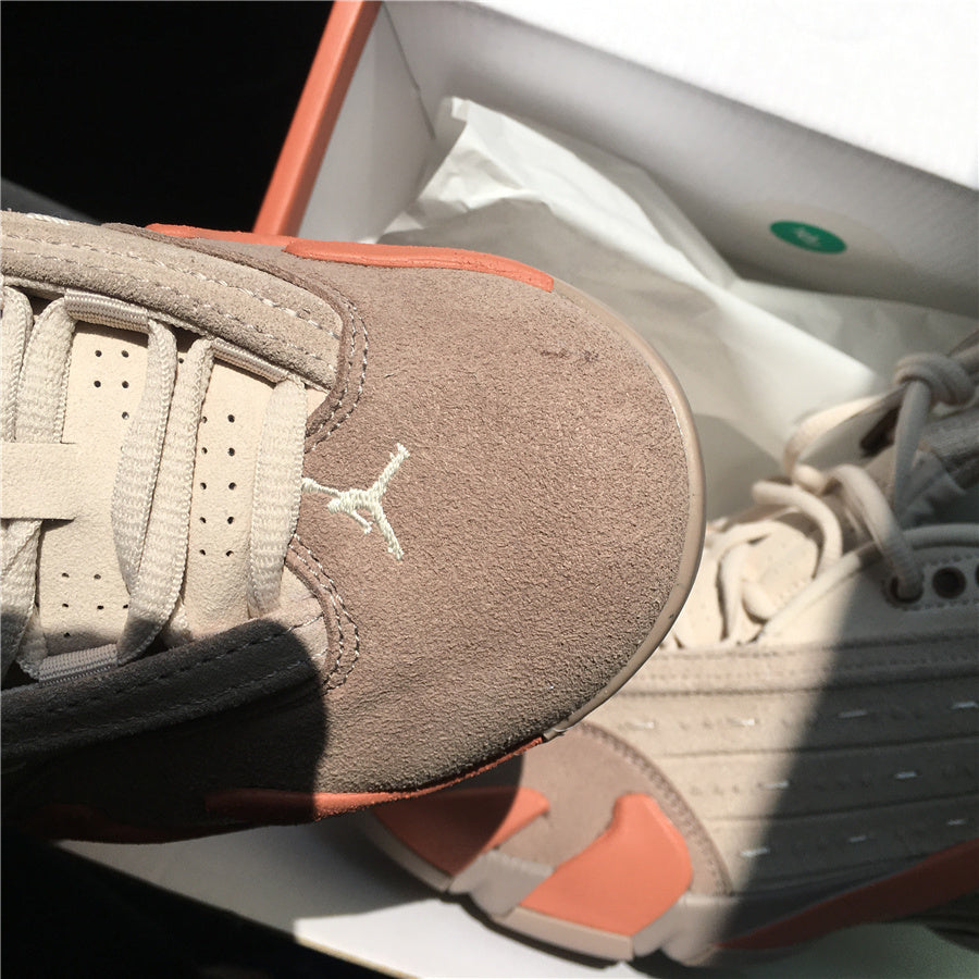 Jordan 14 Low CLOT Terracotta Blush Sneakers DC9857-200