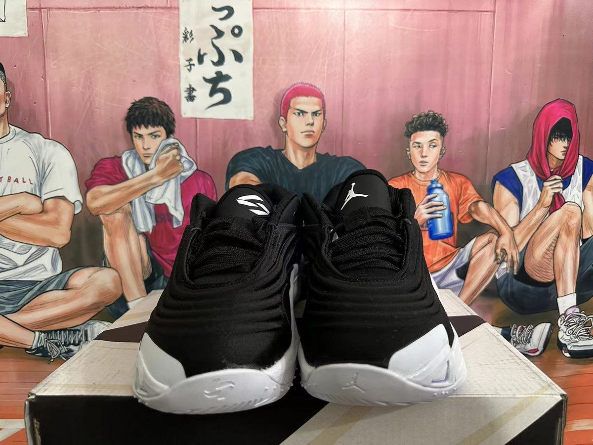 Jordan Black and White Basketball Shoes