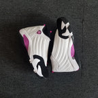 Jordan 14 Women's White Pink High-Top Sneakers