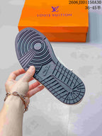 Jordan Air Jordan 1 Low Style Sneakers, Monogram Denim